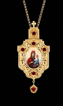 Панагия №35 / золочение / серебро (УИН) Панагия №35 / золочение / серебро (УИН)