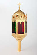 Фонарь пасхальный 1-главый большой золочение Фонарь пасхальный 1-главый большой золочение