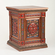 Жертвенник №491 0.8х0.8 тябловый с прорисовкой эмалью Жертвенник №491 0.8х0.8 тябловый с прорисовкой эмалью