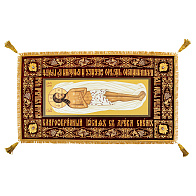 Плащаница выносная вышивка автомат на холсте Спасителя №2 Плащаница выносная вышивка автомат на холсте Спасителя №2