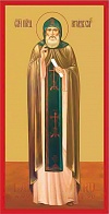 Икона деревянная с золочением Александр Свирский