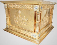 Облачение на престол №16 1.0*1.0 золочение эмаль Облачение на престол №16 1.0*1.0 золочение эмаль