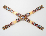 Звездица с глазком / под дискос ф280мм / филигрань, эмаль, роспись / золочение Звездица с глазком / под дискос ф280мм / филигрань, эмаль, роспись / золочение