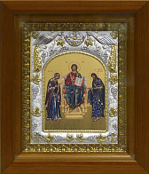 Икона освященная Деисус (Моление), в деревянном киоте