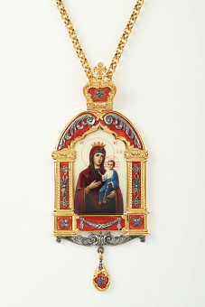 Панагия №13 эмаль / золочение, серебрение Панагия №13 эмаль / золочение, серебрение