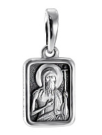 Образ «Св. Иоанн Креститель», серебро 925 пробы