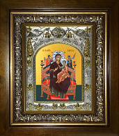 Икона Пресвятой Богородицы ВСЕЦАРИЦА (Пантанасса) (СЕРЕБРЯНАЯ РИЗА, КИОТ)