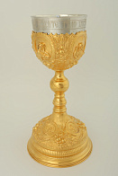 Потир 1.0л гальванопластика / золочение / серебряный стакан (УИН) Потир 1.0л гальванопластика / золочение / серебряный стакан (УИН)