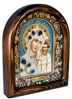 Икона Пресвятой Богородицы Казанская из бисера