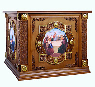 Облачение престола с фотоиконами Облачение престола с фотоиконами