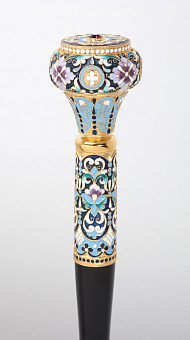 Посох №23 неразборный филигрань, эмаль / золочение Посох №23 неразборный филигрань, эмаль / золочение