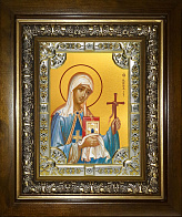 Икона освященная Нина просветительница Грузии в деревянном киоте
