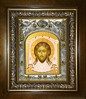 Икона Спас Нерукотворный, в деревяном киоте Икона Спас Нерукотворный, в деревяном киоте