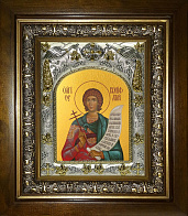 Икона освященная ''Вонифатий мученик'', в деревяном киоте