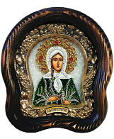 Икона КСЕНИЯ Петербургская, Блаженная (БИСЕР, КАМНИ)