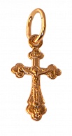 Крест православный из золота из коллекции "Православие" 0,51 грамм