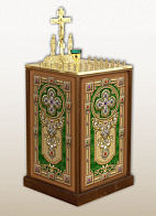 Панихидный стол Маркетри №239 на 44свечи Панихидный стол Маркетри №239 на 44свечи