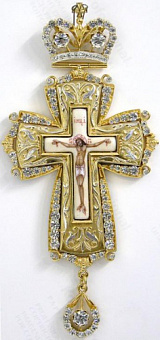 Крест наперсный №118 / золочение Крест наперсный №118 / золочение