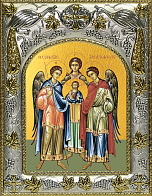 Икона освященная ''Архангелы Михаил, Гавриил и Рафаил''