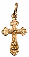 Крест православный из золота из коллекции Иваново 1,09 грамм