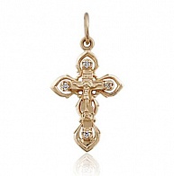 Крест православный из золота из коллекции Иваново 1,53 грамм