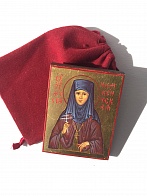 Дорожная икона ''Святая преподобномученица Ева игумения, Чимкентская''
