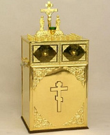 Стол панихидный 44 свечи золочение Стол панихидный 44 свечи золочение