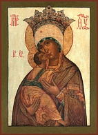 Икона православная Божьей Матери Владимирская