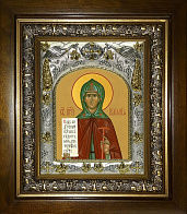 Икона ИУЛИАНИЯ Московская, Преподобная (СЕРЕБРЯНАЯ РИЗА, КИОТ)