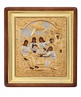Икона "Святая Троица" ручной работы