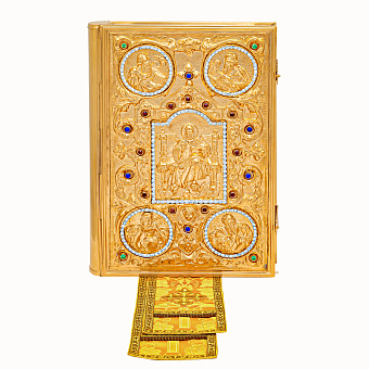 Евангелие 470*330 напрестольное №8 крышки золочение камни Евангелие 470*330 напрестольное №8 крышки золочение камни