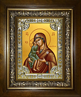 Икона освященная Елецкая Божия Матерь в деревянном киоте