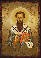 Икона ВАСИЛИЙ Великий, Архиепископ Кесарийский (Каппадокийский), Святитель (МЕШКОВИНА)
