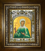 Икона освященная ''Дарья , в деревяном киоте