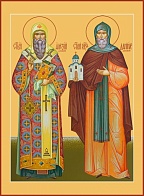 Икона Алексий Митрополит Московский и Даниил Московский благоверный князь