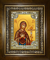 Икона освященная Ахтырская Божией Матери в деревянном киоте