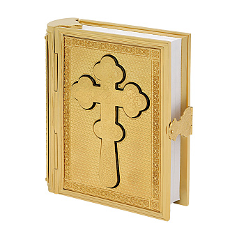 Евангелие 170*120 напрестольное №2 крышки с крестом золочение Евангелие 170*120 напрестольное №2 крышки с крестом золочение