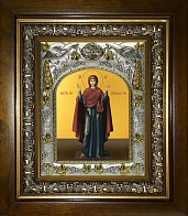 Икона освященная ''Божия Матерь Нерушимая стена'', в деревяном киоте