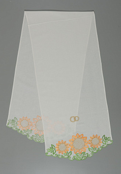 Рушник венчальный вышивка гладь №4 Рушник венчальный вышивка гладь №4