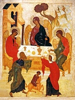 Икона православная "Троица Святая"