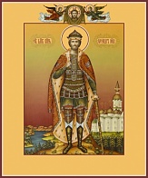 Александр Невский благоверный князь, икона