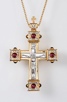 Крест наперсный № 55 /золочение,серебрение/ Крест наперсный № 55 /золочение,серебрение/