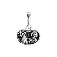 Образ «Св. Петр и Феврония», серебро 925 пробы