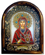 Икона АНАСТАСИЯ Узорешительница, Великомученица (БИСЕР)