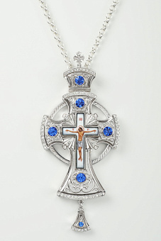 Крест наперсный № 48 /серебрение/ Крест наперсный № 48 /серебрение/