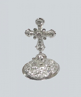 Крест на митру №6 / серебрение Крест на митру №6 / серебрение