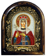 Икона Святая Великомученица Ирина, бисер