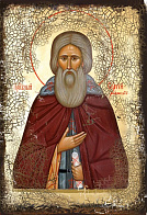 Икона СЕРГИЙ Радонежский, Преподобный (МЕШКОВИНА)