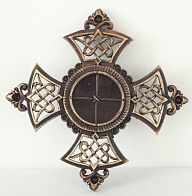 Мощевик для частиц святых мощей патинирование крест мальтийский Мощевик для частиц святых мощей патинирование крест мальтийский