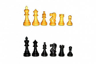 Шахматы классические средние деревянные утяжеленные ручной работы, 36*36см (высота короля 3,25")